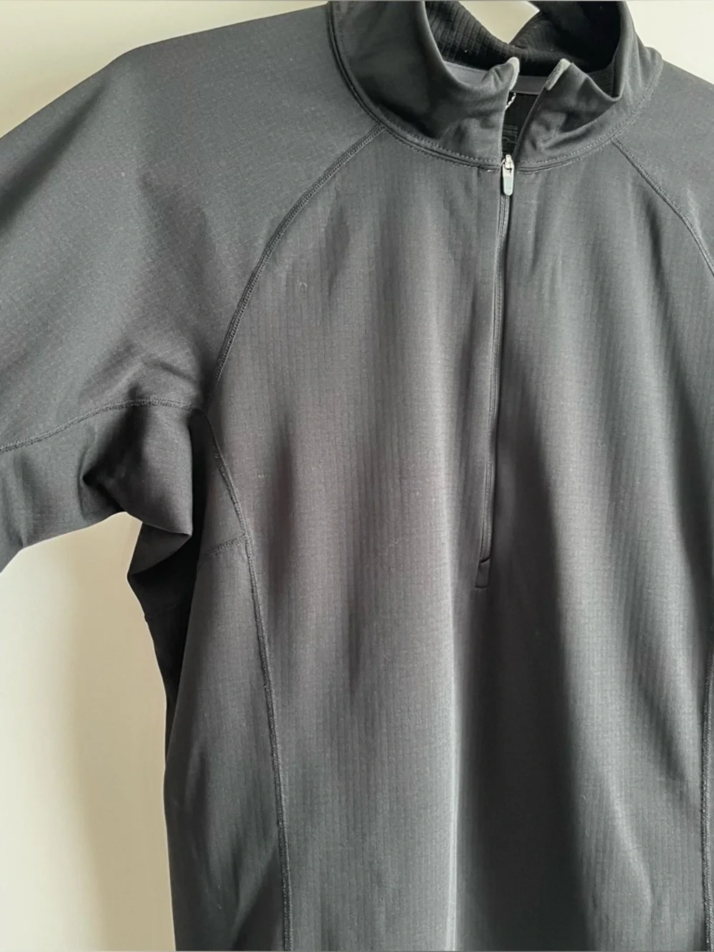 Patagonia Black Capilene Base Layer Midweight Quarter Zip Size Large - Picture 3 of 7